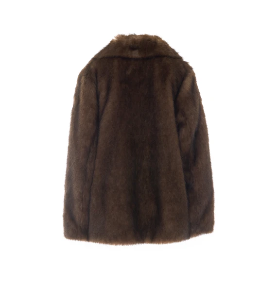 Journi faux fur jacket Stand Studio