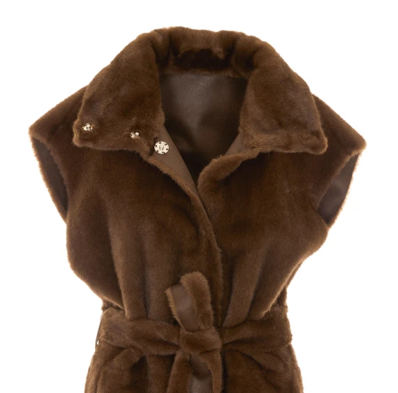 Oaklynn Faux Fur Vest Stand Studio