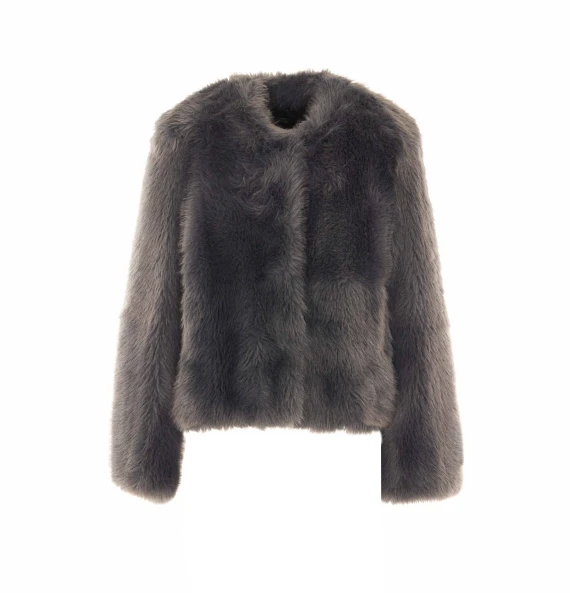 Halle Faux Fur Jacket Stand Studio