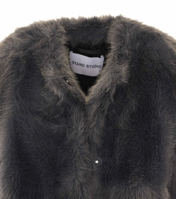 Halle Faux Fur Jacket Stand Studio