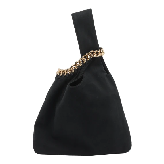 Black Falabella Wristlet Bag