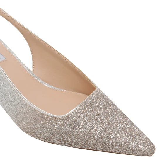 Scarpe con Tacco Argento