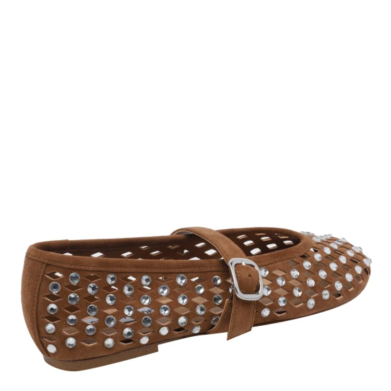 Flat shoes Brown
