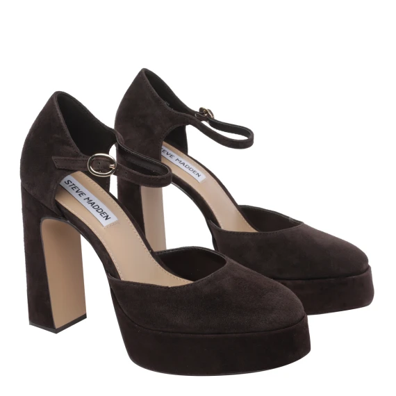 Scarpe con tacco marroni Steve Madden