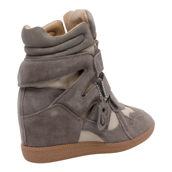 Grey high-top sneakers with velcro Steve Madden