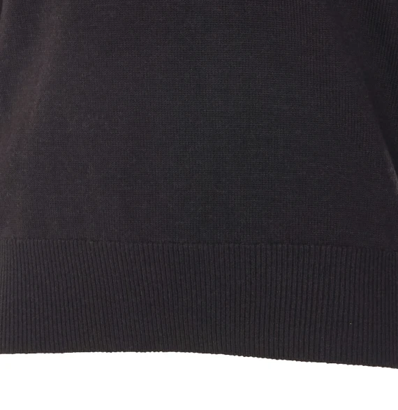 Dark brown V-neck sweater Sunflower