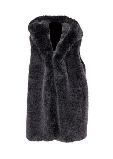 【新品】DeuxiemeClasse★A POINT FAKE FUR VEST 新品】DeuxiemeClasse☆A POINT FAKE FUR VEST レディース