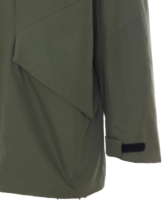 Giacca con cappuccio verde oliva Sword