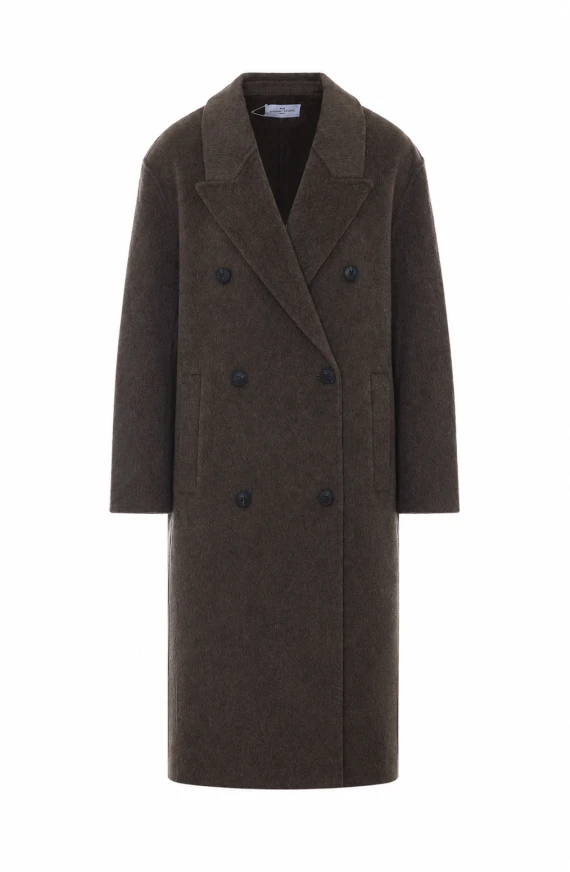 Stockholm Double Breasted Button Coat THE DYNAMIS STUDIO