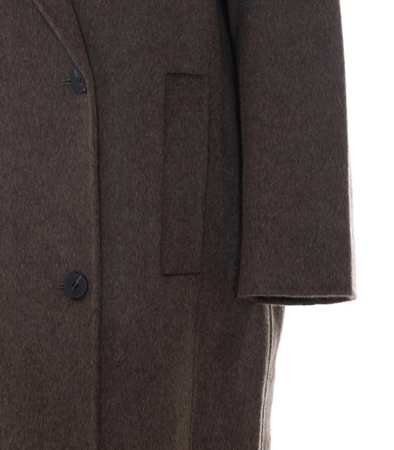 Stockholm Double Breasted Button Coat THE DYNAMIS STUDIO