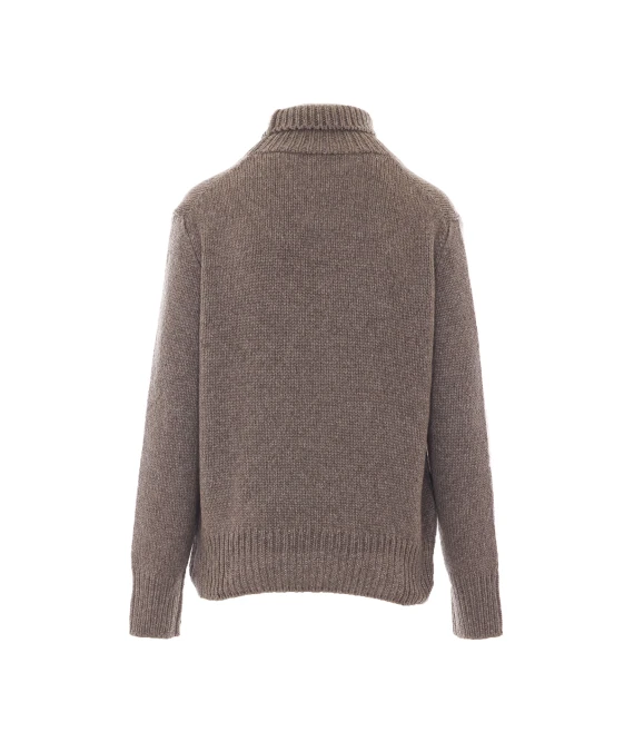 Maglione a collo alto Plira in cashmere grigio chiaro The Row