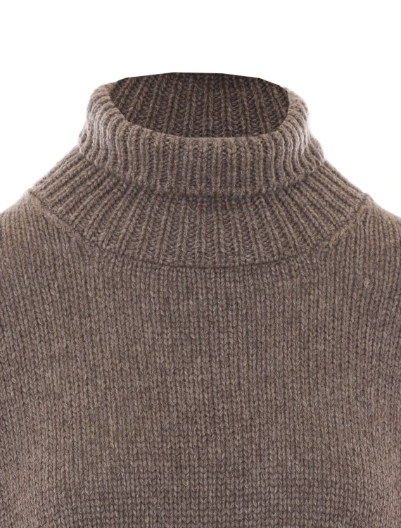 Maglione a collo alto Plira in cashmere grigio chiaro The Row