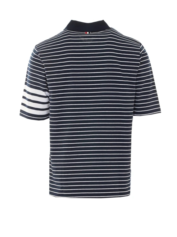 4-Bar Striped Polo