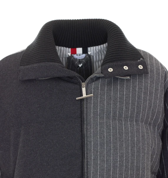 Piumino grigio Thom Browne