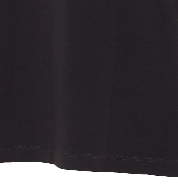 Dark brown cotton-modal T-shirt Thom Krom