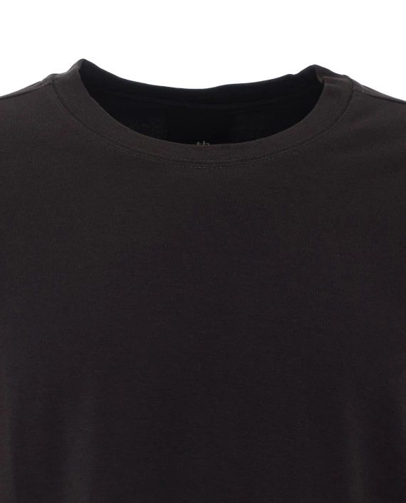 Dark brown cotton-modal T-shirt Thom Krom