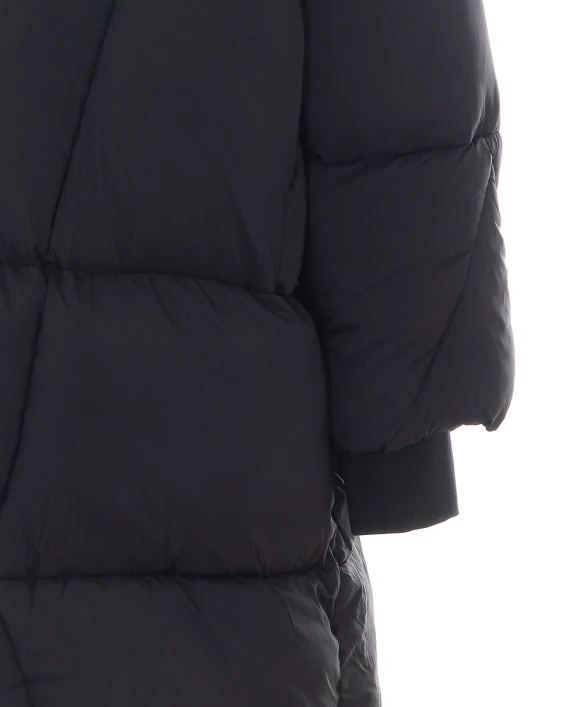 Black padded hooded parka Thom Krom