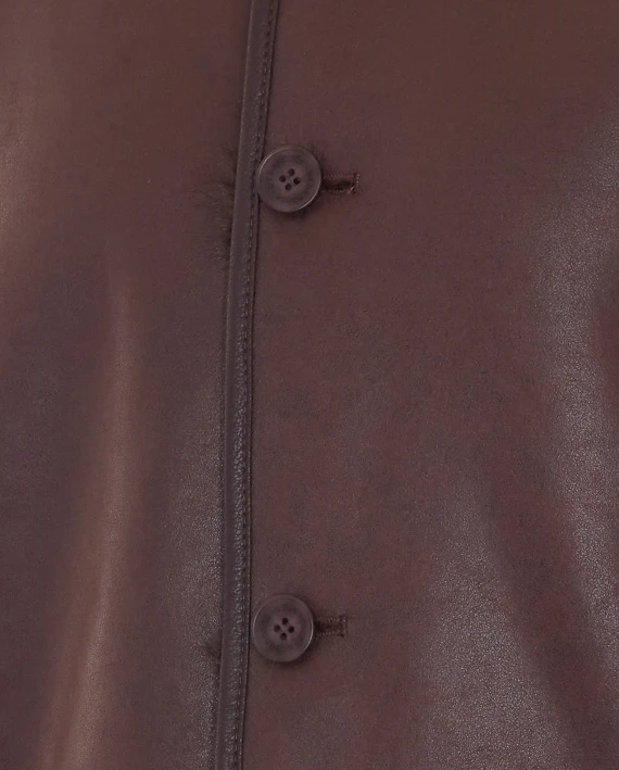 Giacca reversibile in eco-pelliccia marrone Urbancode