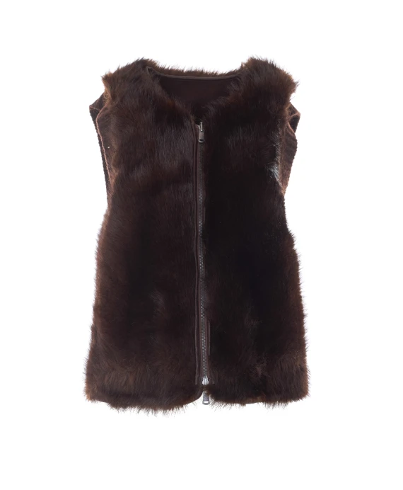 Gilet reversibile marrone scuro Urbancode
