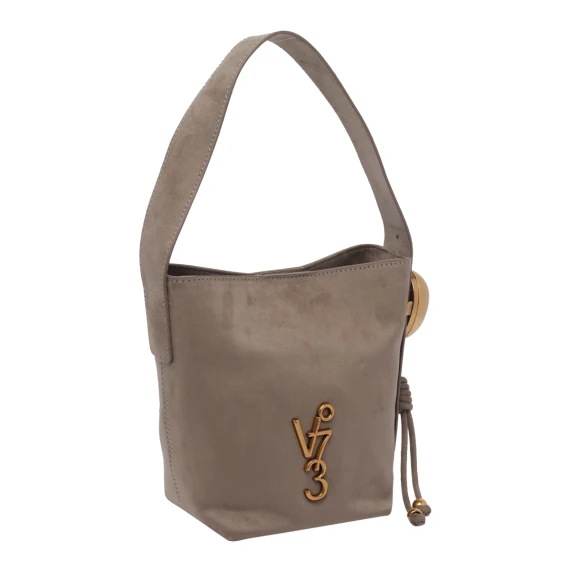 Taupe Azzurrite Bucket Bag V°73