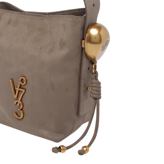 Taupe Azzurrite Bucket Bag V°73