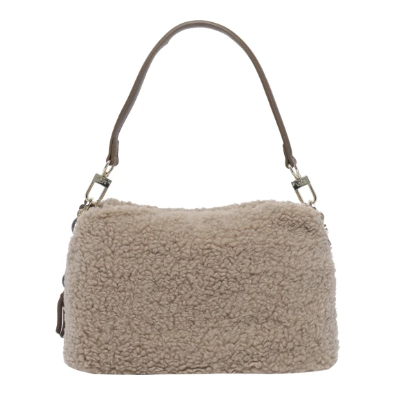 Beige Ski Glam Shoulder Bag V°73
