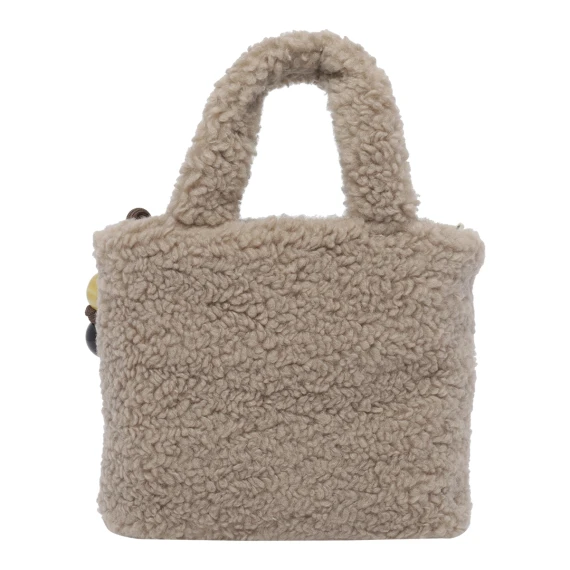 Beige Ski Glam Handbag Bag V°73