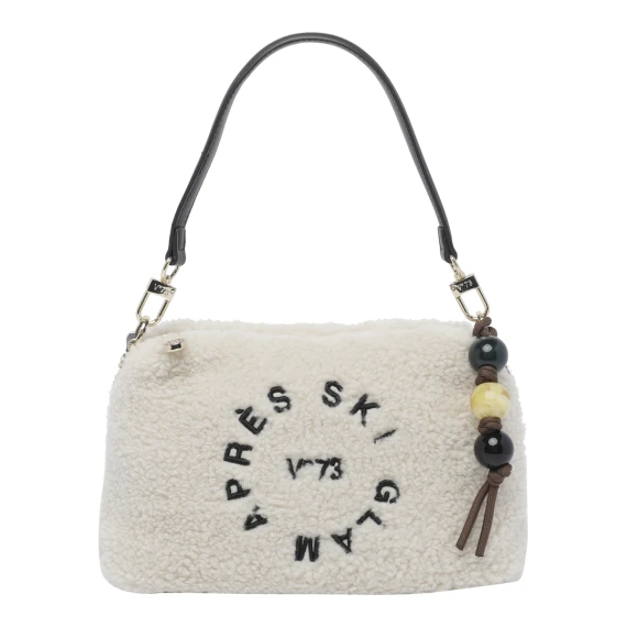 White Ski Glam Shoulder Bag V°73
