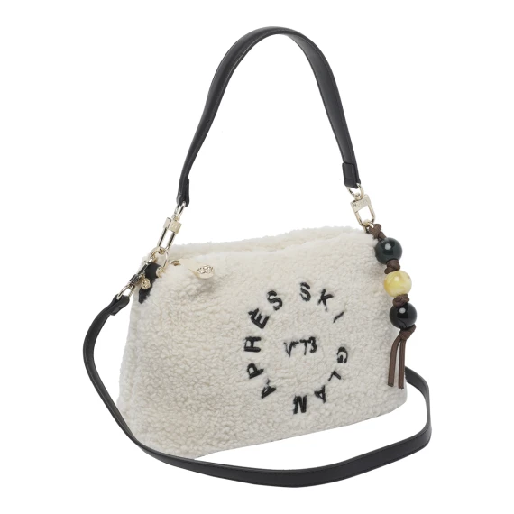 White Ski Glam Shoulder Bag V°73