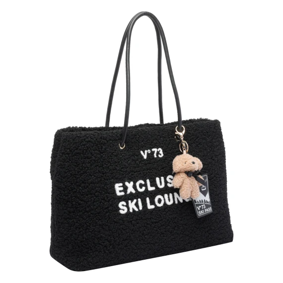 Black Ski Lounge tote bag V°73