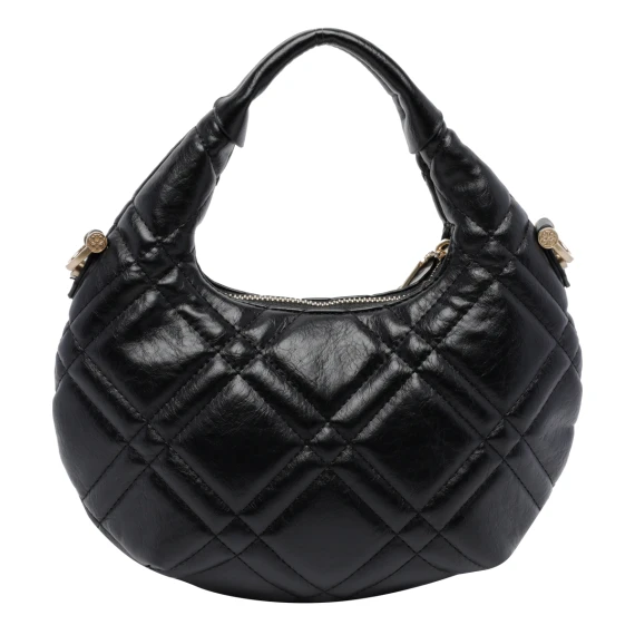 Diaspro black quilted handbag V°73