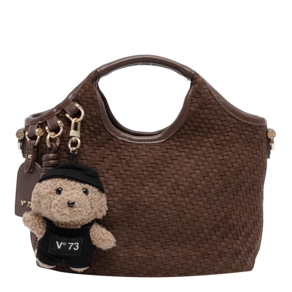 Borsa a mano Zelda marrone scuro