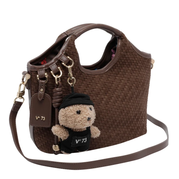 Dark brown Zelda handbag V°73
