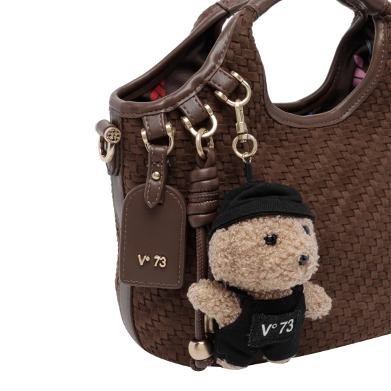 Dark brown Zelda handbag V°73