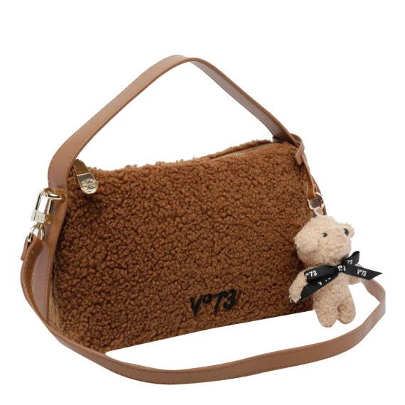 Borsa teddy marrone V°73