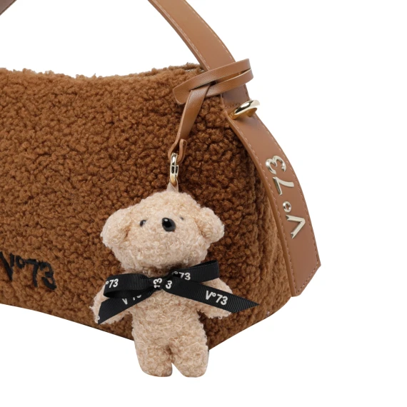 Borsa teddy marrone V°73