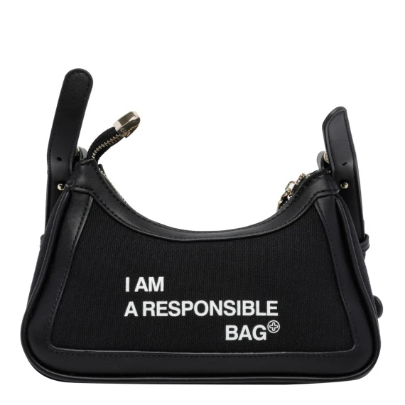 Borsa a tracolla Responsible 73 nera V°73