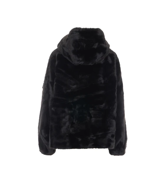 Black short-pile jacket V°73