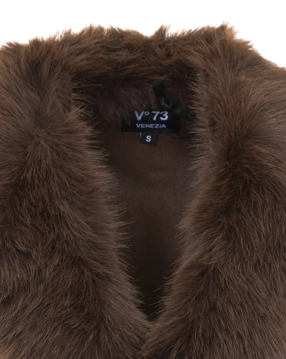 Brown leopard vest V°73