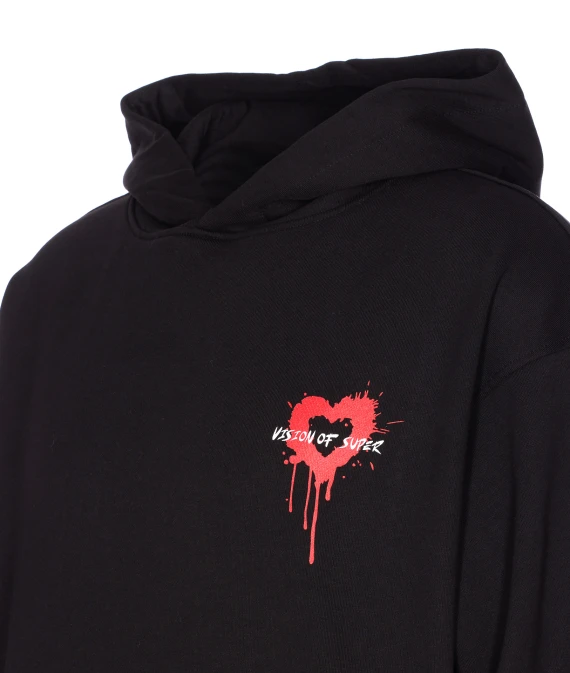 hoodie with puff print on back