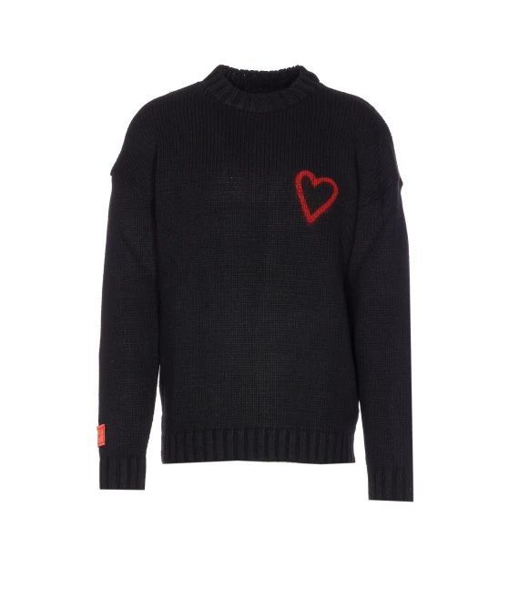 sweater with heart