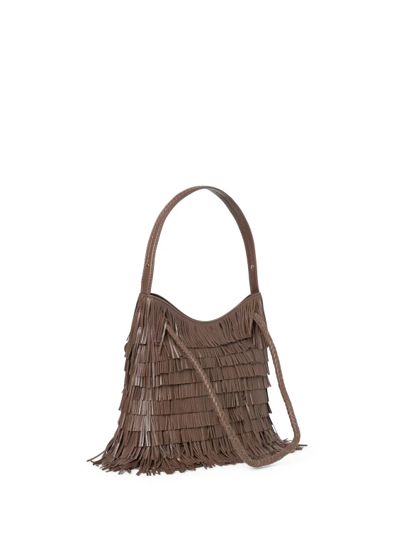 Borsa con Frange Caffe VISONA'