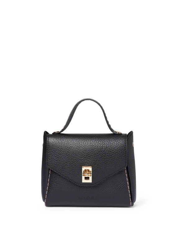 Borsa Piccola in Pelle Visonà Nero VISONA'