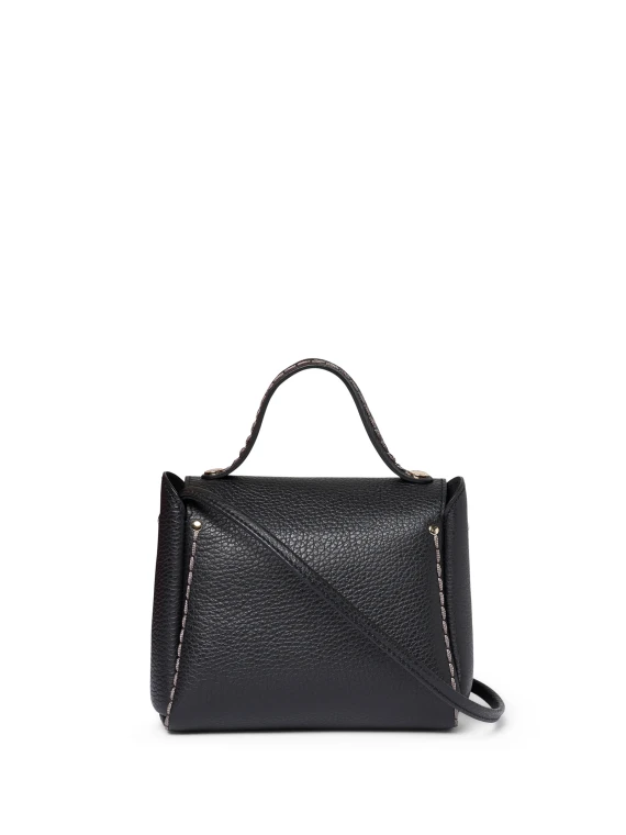 Borsa Piccola in Pelle Visonà Nero VISONA'
