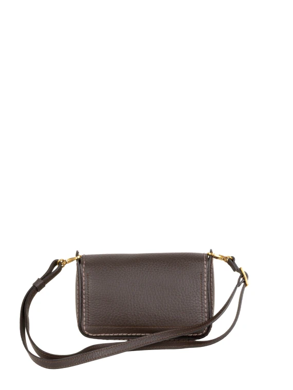 Shoulder bag with flap VISONA'