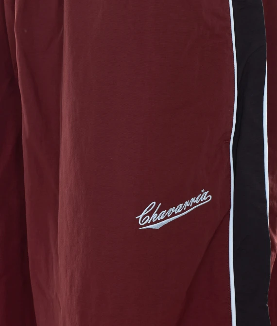 Bordeaux track pants WILLY CHAVARRIA
