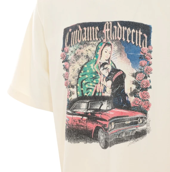 White Os Cuidame Madrecita T-shirt WILLY CHAVARRIA