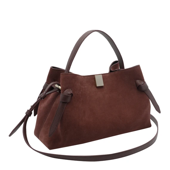 Muscat Suede Gyoza Handbag