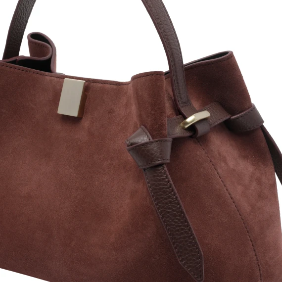 Muscat Suede Gyoza Handbag