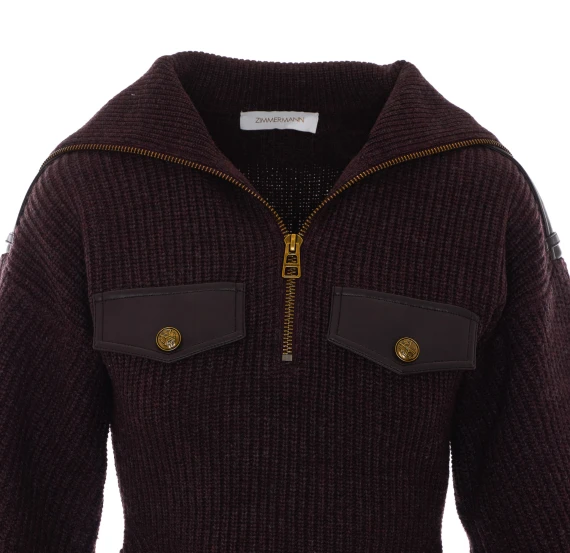 Valiant Utility Knitted Sweater Zimmermann